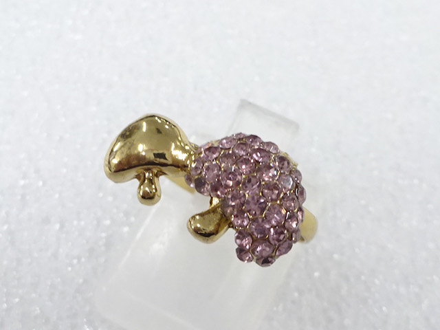 COLORED STONE FASHION RING / JP SIZE 14